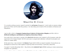 Tablet Screenshot of mauriliodicicco.com
